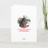 "Pour moi ?" Carte pour les fêtes (Dos)