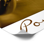 Pour moi une latte - Poster (Coin)