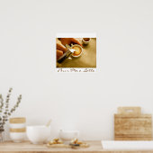 Pour moi une latte - Poster (Cuisine)