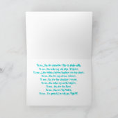 Pour Mon Ami... Carte (Intérieur)