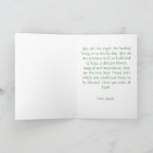 Pour mon ami - carte de voeux d'ange (Intérieur)