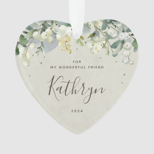 Pour Mon Ami Noël Coeur Non Photo (devant)