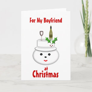 Pour mon copain à la carte de Noël