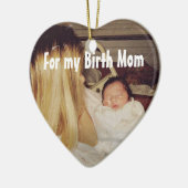 Pour mon ornement de maman de naissance (Gauche)