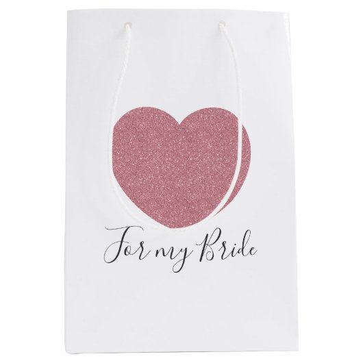 Pour mon sac de cadeau de jeune mariée (Devant)