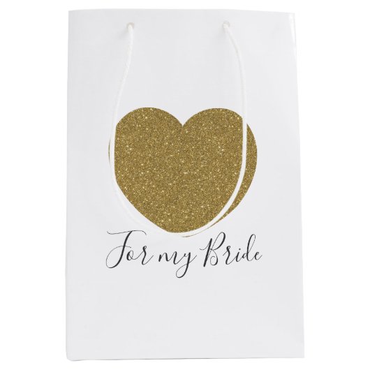 Pour mon sac de cadeau de jeune mariée (Devant)