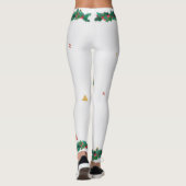 POUR NOËL IMPRIMÉS HAUTES Leggings (Dos)