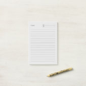 Pour noter Bloc-notes - Notes post-it (Sur un bureau)