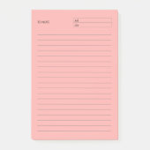 Pour noter Bloc-notes - Notes post-it (Devant)