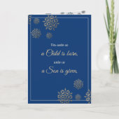 Pour nous un enfant est né Cartes de Noël chrétien (Devant)