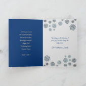 Pour nous un enfant est né Cartes de Noël chrétien (Intérieur)