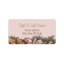 Pour nous un enfant est né Étiquette de adresse