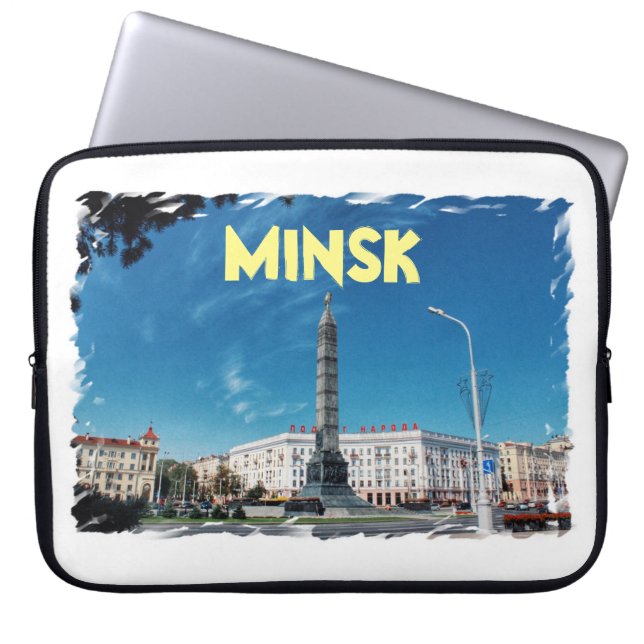Pour Ordinateur Portable Biélorussie Minsk Architecture Housse de laptop (Devant)