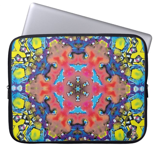 Pour Ordinateur Portable Housse d'ordinateur Amonium Kaleidoscope (Devant)