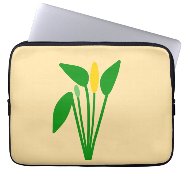 Pour Ordinateur Portable Housse d'ordinateur Araceae (Devant)