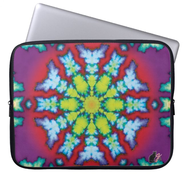 Pour Ordinateur Portable Housse d'ordinateur Bloom Kaleidoscope (Devant)