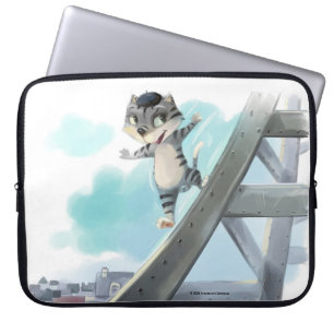 Pour Ordinateur Portable Housse d'ordinateur Chat glisse sur la Tour Eiffel