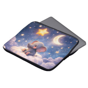 Pour Ordinateur Portable Housse d'ordinateur en néoprène éléphant doux rêve