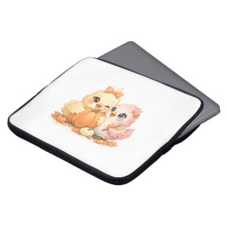 Pour Ordinateur Portable Housse d'ordinateur Halloween Citrouille Oiseaux M