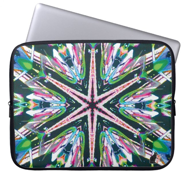 Pour Ordinateur Portable Housse d'ordinateur Kaleidoscope Astral (Devant)