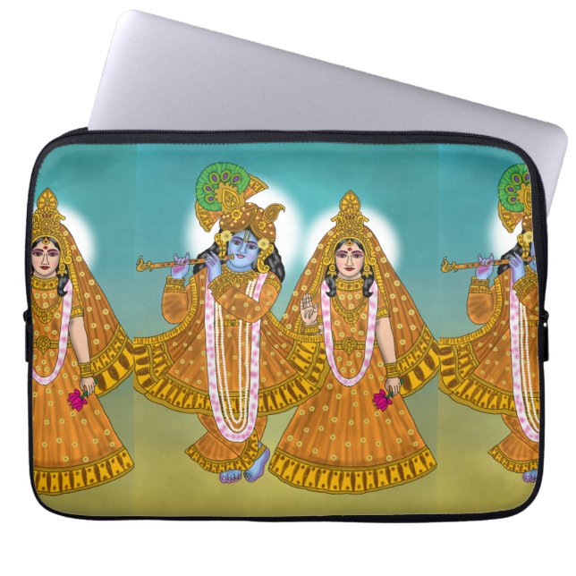 Pour Ordinateur Portable Housse d'ordinateur Lord Krishna (Devant)