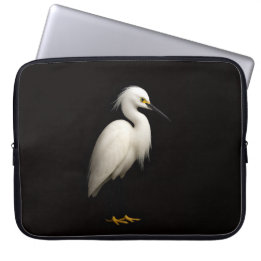 Pour Ordinateur Portable Housse d'ordinateur Luxe Noir 4, Élégant Aigrette
