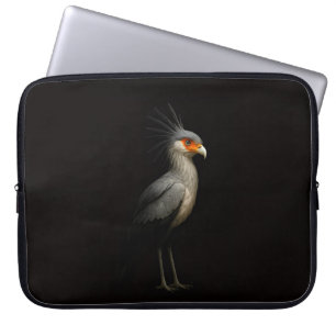 Pour Ordinateur Portable Housse d'ordinateur Luxe Noir 4, Oiseau Secrétaire