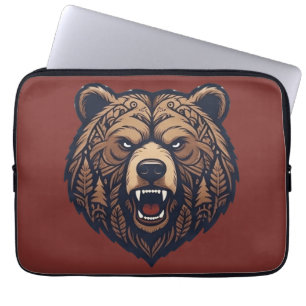 Pour Ordinateur Portable Housse intelligente iPad Art tribal sauvage Tête d
