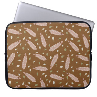 Pour Ordinateur Portable Stylos à Fleurs Botaniques – Élégante Housse d'Ord