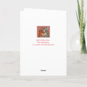 Pour Papa Party Steer Anniversaire Carte de voeux  (Dos)