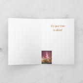 Pour Papa Party Steer Anniversaire Carte de voeux  (Intérieur)