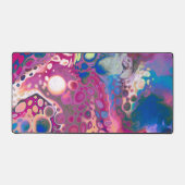 Pour peinture style fluid Art violet et bleu (Recto)