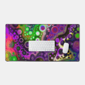Pour Peinture Style Fluid Art violet, vert, noir (Clavier et souris)