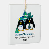 Pour petits-enfants à Noël Ornements personnalisés (Droite)