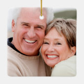 Pour petits-enfants à Noël Ornements personnalisés (Dos)