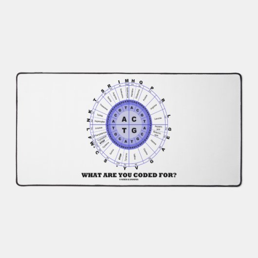 Pour Quoi Avez-Vous Codé ? Roue Acide Amino (Recto)