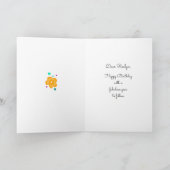 Pour Sa Carte Florale D'Anniversaire (Intérieur)
