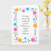 Pour Sa Carte Florale D'Anniversaire (Fleur jaune)