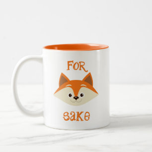 Pour Sauce Renard Mug à café à deux tons