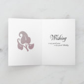 Pour soeur, une carte d'anniversaire Cross Stitday (Intérieur)