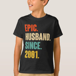 Pour T-shirt 24e Anniversaire de Mariage Lui Épiqu
