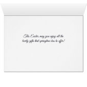 pour Tante sur le Jardin de la Tulipe rose de Pâqu (Intérieur Horizontal (Bas))