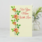 Pour toi maman carte plate (Debout devant)