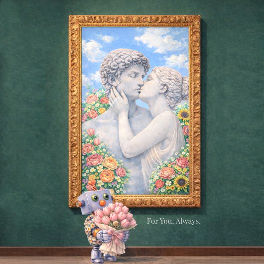Pour toi, toujours – Carte de vœux d'art surréalis