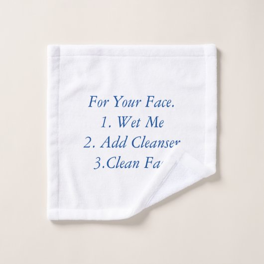 Pour ton linge de visage (Gant de toilette)