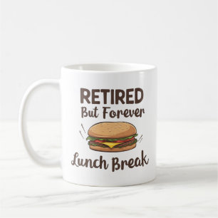 Pour toujours à déjeuner pause retraite Mug