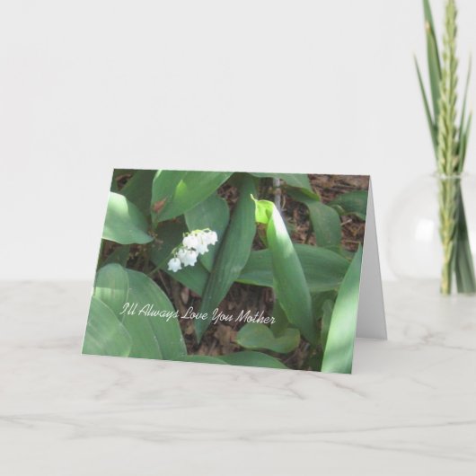 Pour toujours carte du jour de mère d'amour (Devant)