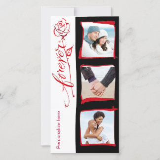 Pour toujours carte photo de l'anniversaire de