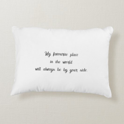 Pour toujours dans l'amour - Coussin de mariage po (Dos)