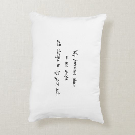 Pour toujours dans l'amour - Coussin de mariage po (Dos(Vertical))